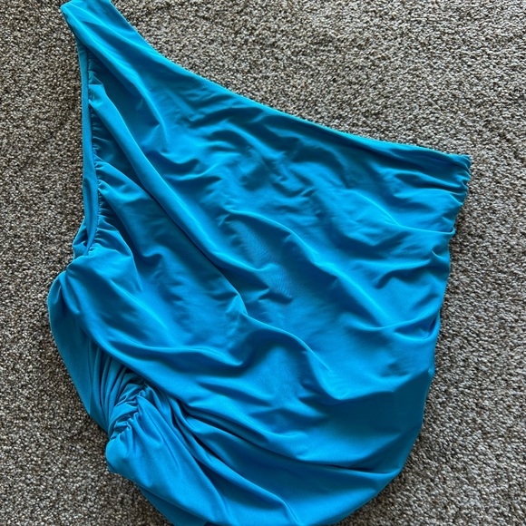 Tiger mist cinched one shoulder top - Picture 3 of 4